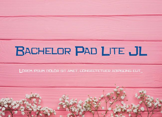 Bachelor Pad Lite JL example